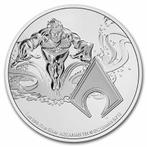 Niue - DC Comics - #4 Aquaman 1 oz 2022 (15.000 oplage), Postzegels en Munten, Munten, Verzenden