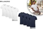 2dekans | Milanoro - 4-pack extra lange katoenen T-shirts -, Ophalen of Verzenden, Zo goed als nieuw, Milanoro