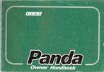 Fiat Panda Owner Handbook - Instructieboekje Fiat Panda, Auto diversen, Handleidingen en Instructieboekjes, Verzenden