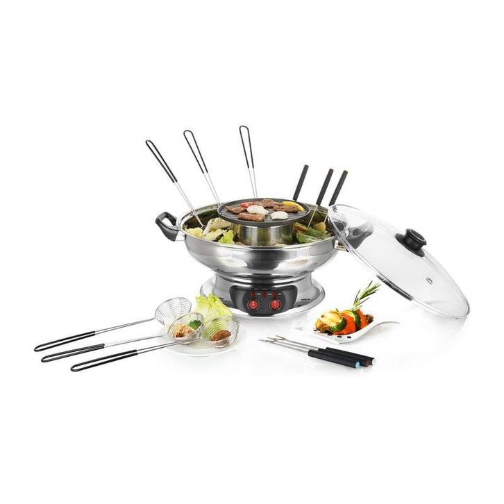 Emerio Asian fondue en grill - 6 personen, Witgoed en Apparatuur, Gourmetstellen, Verzenden