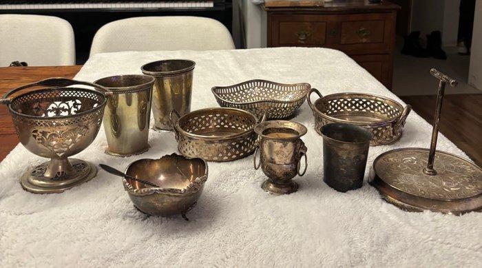 W&H, E&JL - Schotel (10) - Schalen, Becher, Kerzenhalter, Antiek en Kunst, Curiosa en Brocante