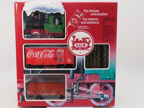 LGB 70417  Starter-Set Güterzug Coca-Cola® (grootspoor), Hobby en Vrije tijd, Modeltreinen | Overige schalen, Overige typen, Nieuw