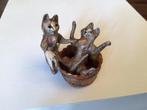 sculptuur, La toilette - 6 cm - Koud geverfd brons