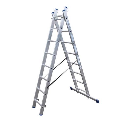 Alumexx ladder 2 delig, Doe-het-zelf en Verbouw, Ladders en Trappen, Ladder, Nieuw, Verzenden