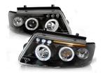 Angel Eyes koplampen Black geschikt voor VW Passat B5 3B, Auto-onderdelen, Verzenden, Nieuw, Volkswagen