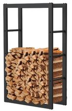 Haardhoutopslag - Design Houtrek - 100x60x25cm, Huis en Inrichting, Ophalen of Verzenden, Nieuw, Hout, Vrijstaand