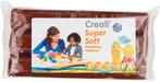 Supersoft Boetseerklei 500gr - Bruin | Creall - Hobby, Verzenden, Nieuw