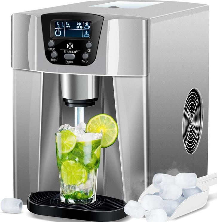 IJsblokjesmachine – 12kg/24 uur – IJsmachine - IJsblokjesmak, Witgoed en Apparatuur, IJsmachines, Zo goed als nieuw, Verzenden