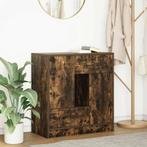 vidaXL Dressoir met lades en deuren 70,5x34x74,5 cm gerookt, Verzenden, Nieuw, Overige houtsoorten