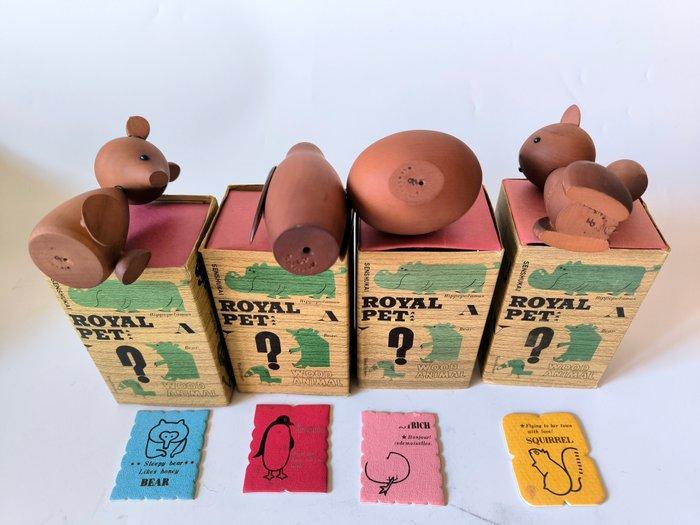 Wooden animals - Royal Pet  Senshukai - Pop - Japan, Antiek en Kunst, Antiek | Overige Antiek