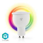 Wi-Fi smart LED-lamp | Full-Colour en Warm-Wit | GU10, Doe-het-zelf en Verbouw, Elektra en Kabels, Nieuw