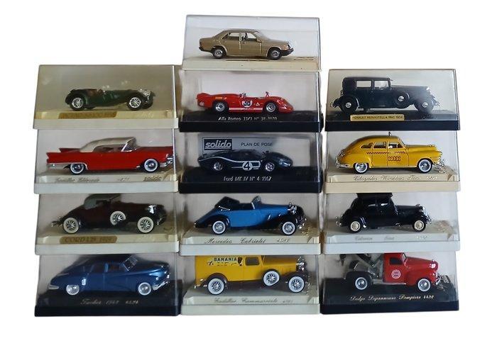 Solido 1:43 - Modelauto (13) - Lotto con 13 Modelli Solido, Hobby en Vrije tijd, Modelauto's | 1:5 tot 1:12