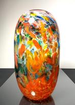Maxence Parot - Vaas - Unieke kleuren en goud vaas van 26 cm, Antiek en Kunst