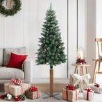 Kerstboom Met Echt Hout En Sneeuw Smal 150 Cm Groen, Verzenden, Nieuw