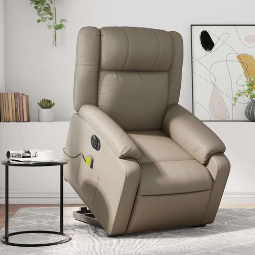 vidaXL Sta-op-massagestoel elektrisch kunstleer, Huis en Inrichting, Fauteuils, Nieuw, Verzenden