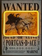 LEDMansion - Gezocht Portgas D. Ace - 25x35 cm - LEDMansion, Nieuw