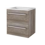 Badmeubelset BWS Salt 60x46cm Met Grepen (Kleurkeuze) 2, Doe-het-zelf en Verbouw, Ophalen of Verzenden, Nieuw, Chroom, Bad