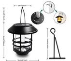 Solar Hanglantaarn – LED Vlam Effect, Waterdicht, Huis en Inrichting, Lampen | Hanglampen, Verzenden, Nieuw