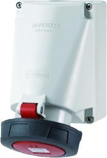 Mennekes CEE Wandcontactdoos - 136A, Doe-het-zelf en Verbouw, Elektra en Kabels, Overige typen, Nieuw, Verzenden