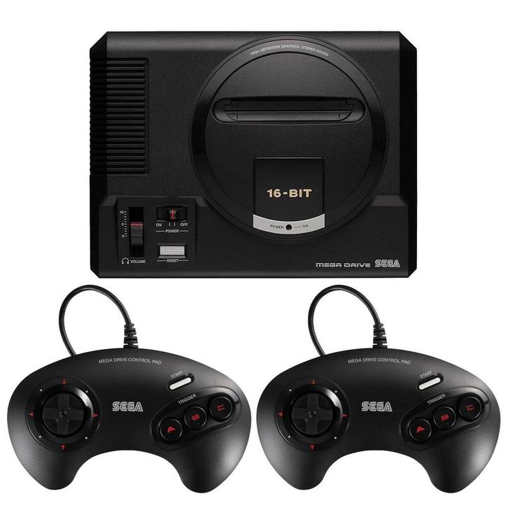 SEGA Mega Drive Mini (2 Controllers), Spelcomputers en Games, Spelcomputers | Overige, Zo goed als nieuw, Verzenden