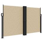 VidaXL windscherm, beige,  140 x 600 cm, uittrekbaar, Ophalen, Nieuw