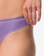 HEMA Damesstring second skin micro lichtpaars 2+1 gratis, Kleding | Dames, Verzenden