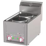 Elektrisch kookfornuis 2 platen, -top- | Diamond | WR-E2PT-0, Verzenden