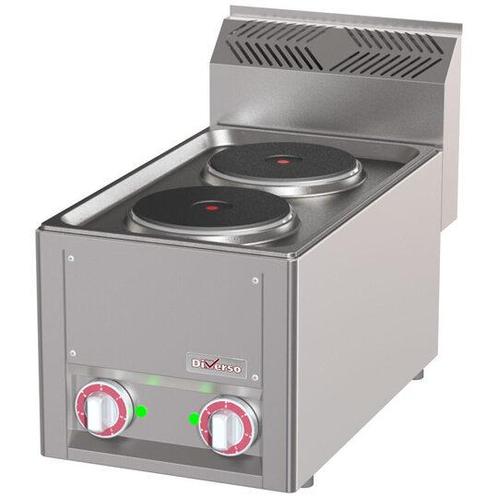 Elektrisch kookfornuis 2 platen, -top- | Diamond | WR-E2PT-0, Zakelijke goederen, Horeca | Overige, Verzenden