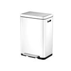EKO X-Cube pedaalemmer 45 ltr - Wit/Mat RVS, Huis en Inrichting, Woonaccessoires | Prullenbakken, Verzenden, Nieuw