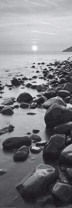 Kunstdruk Adam Burton - Bossington Beach at sunrise 33x95cm, Nieuw, Verzenden