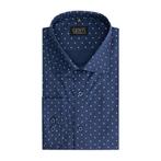 GENTS - Polkadot blauw - S 37/38, Kleding | Heren, Overhemden, Verzenden, Nieuw