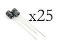 0,47uF 50V Condensator - 25 stuks, Hobby en Vrije tijd, Elektronica-componenten, Verzenden, Nieuw