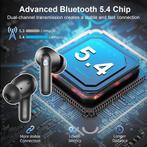 Oortjes draadloos - Met bluetooth - USB C - IP7 - Zwart, Telecommunicatie, Mobiele telefoons | Oordopjes, Verzenden, Zo goed als nieuw