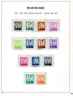 België 1951/1958 - Koning Boudewijn type Marchand :, Gestempeld