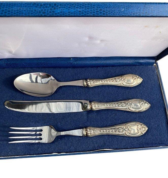 Bestekset (3) - .925 zilver, Antiek en Kunst, Antiek | Goud en Zilver