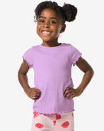 HEMA Kindershirt rib lila, Kinderen en Baby's, Verzenden, Nieuw