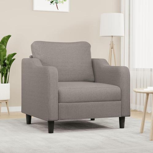vidaXL Fauteuil 60 cm stof taupe, Huis en Inrichting, Banken | Bankstellen, Nieuw, Minder dan 150 cm, Stof, Eenpersoons, Verzenden