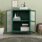 Sideboard Säkylä dressoir 84x64x35 cm dennengroen [en.casa], Verzenden, Nieuw