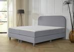 ACTIE! Boxspring Athene 140 200 Grijs, Huis en Inrichting, Nieuw, Grijs, Modern, 140 cm