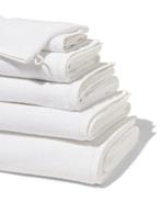 HEMA Handdoeken tweedekans recycled katoen wit, Huis en Inrichting, Verzenden, Nieuw, Wit