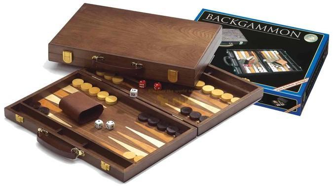 Backgammon Koffer - Syros Medium | Philos -, Hobby en Vrije tijd, Gezelschapsspellen | Bordspellen, Nieuw, Verzenden
