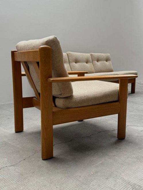 vermutlich Knoll Antimott - Zitgroep (3) - Ash, Textiel -, Antiek en Kunst, Antiek | Meubels | Stoelen en Banken