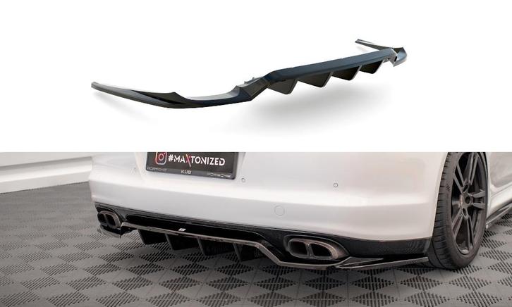 Diffuser Porsche Panamera Turbo 970 Maxton Glans Zwart, Auto-onderdelen, Carrosserie en Plaatwerk, Ophalen of Verzenden
