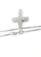 Ketting met hanger - 18 karaat Witgoud - 1.99ct. tw. Diamant, Sieraden, Tassen en Uiterlijk, Antieke sieraden