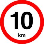 Snelheidssticker Nederland 240 mm - 10 km, Verzenden