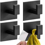 Ruhhy Zelfklevende Haken Set – 4 Mat Zwarte Haken voor Ba., Ophalen of Verzenden, Nieuw