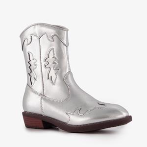 Blue Box meisjes western boots zilveren metallic maat 30, Kleding | Dames, Schoenen, Nieuw, Verzenden