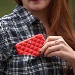 Ogon Designs Quilted Button Dames Kaarthouder RFID Zilver, Sieraden, Tassen en Uiterlijk, Verzenden, Nieuw, Overige kleuren, Overige merken