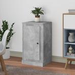 vidaXL Dressoir 37,5x35,5x67,5 cm bewerkt hout betongrijs, Minder dan 50 cm, Verzenden, Nieuw, 25 tot 50 cm