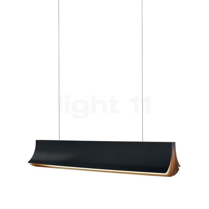 DCW Respiro Hanglamp LED, 90 cm - zwart (Hanglampen), Huis en Inrichting, Lampen | Hanglampen, Nieuw, Verzenden